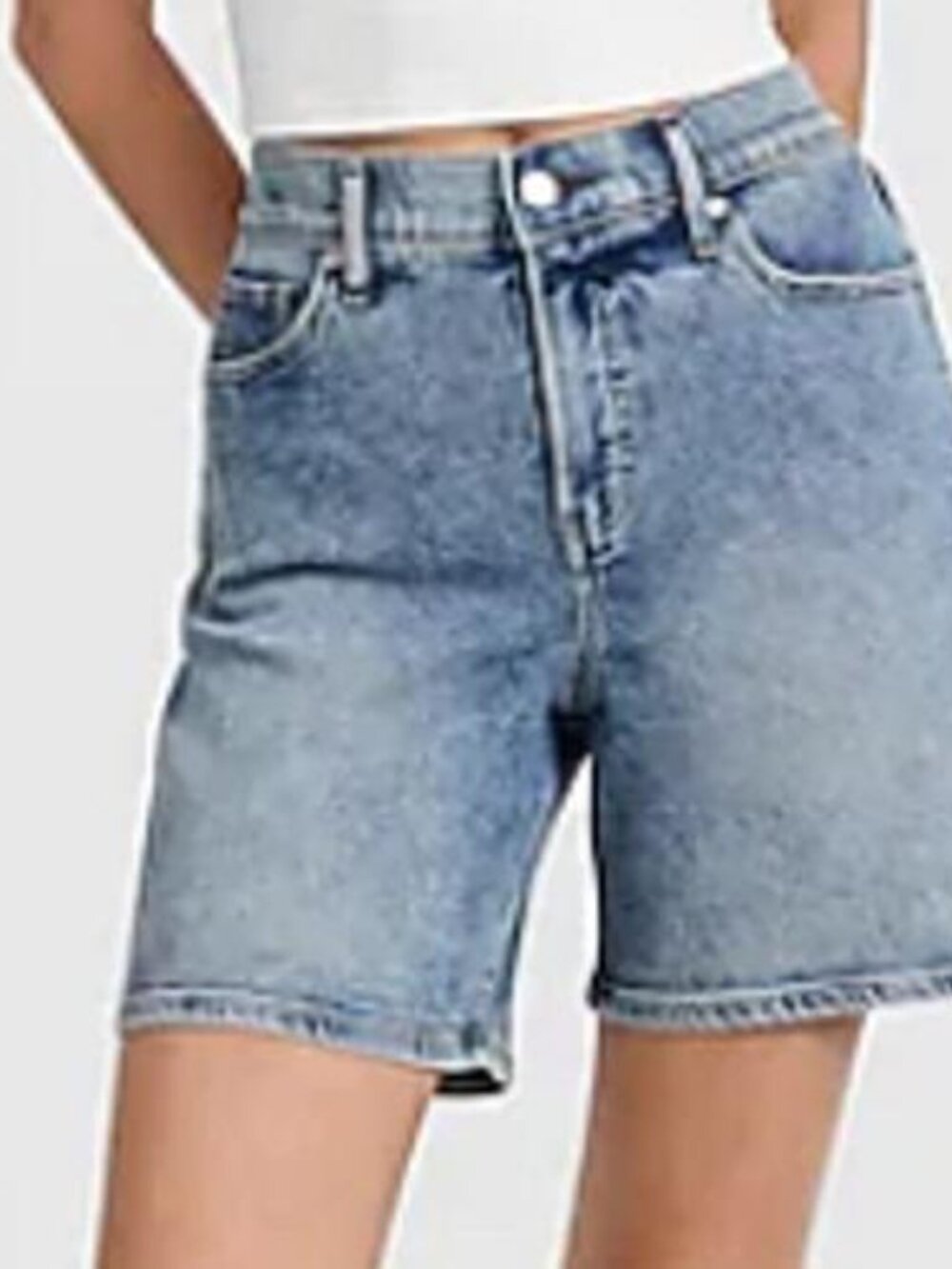 Express Women's Loose Jean Shorts - Size 14